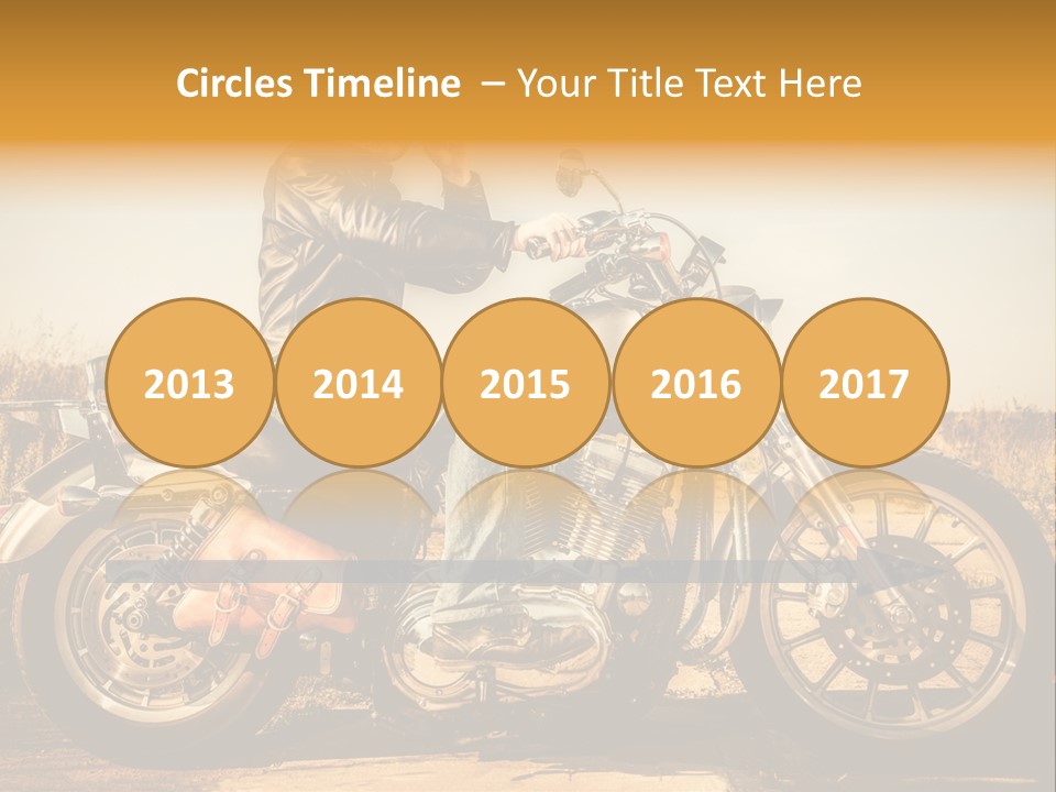 Man Driving Transport PowerPoint Template