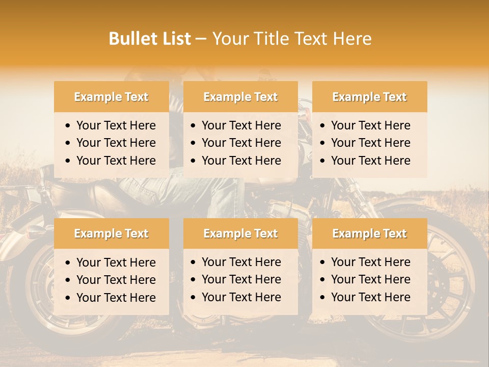 Man Driving Transport PowerPoint Template