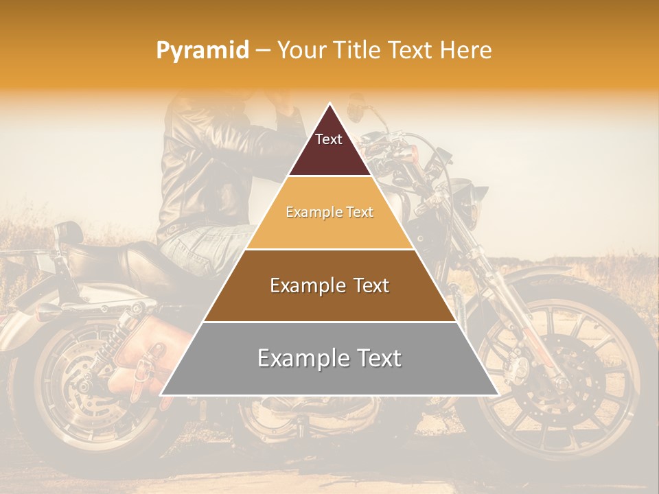 Man Driving Transport PowerPoint Template