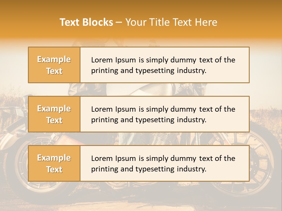 Man Driving Transport PowerPoint Template