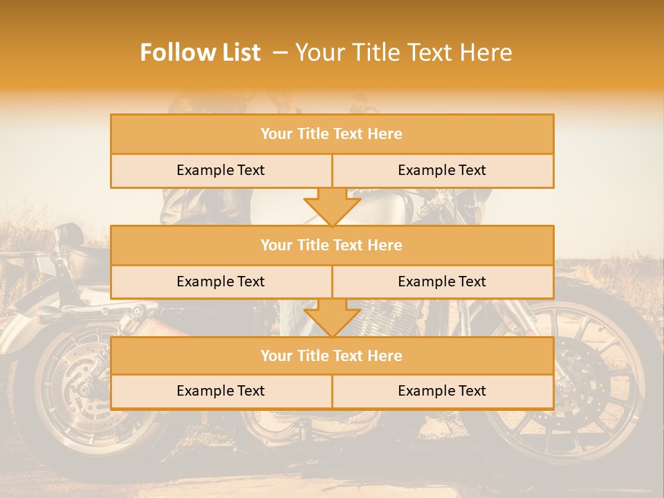 Man Driving Transport PowerPoint Template