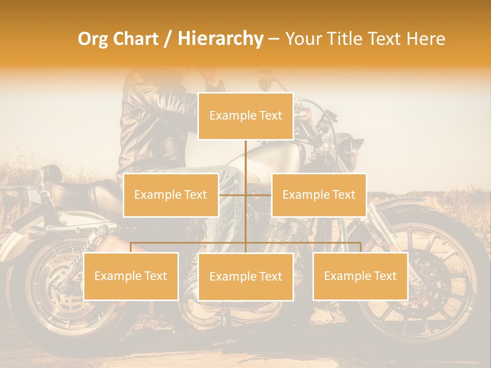 Man Driving Transport PowerPoint Template