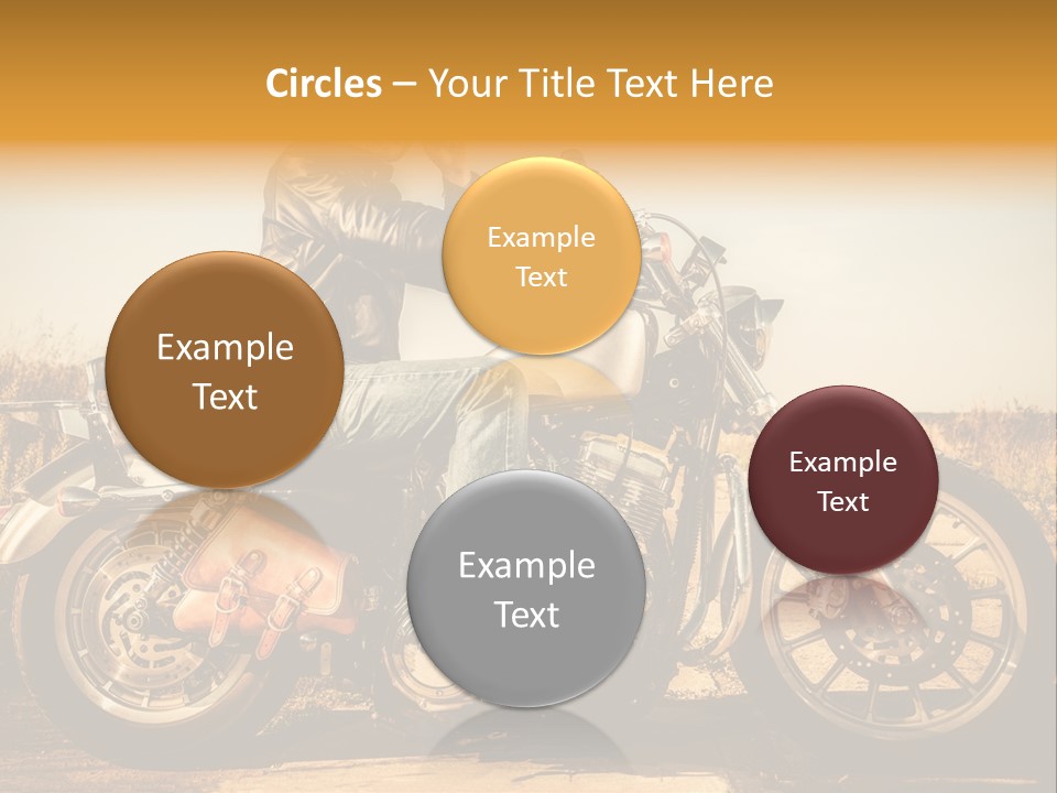 Man Driving Transport PowerPoint Template