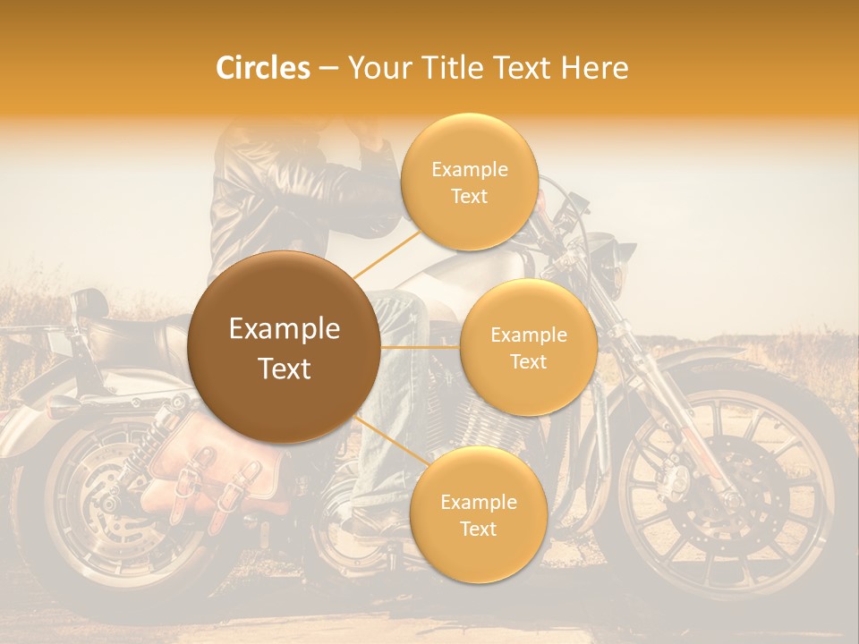 Man Driving Transport PowerPoint Template