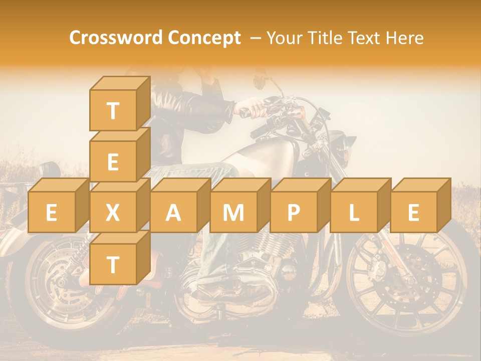 Man Driving Transport PowerPoint Template