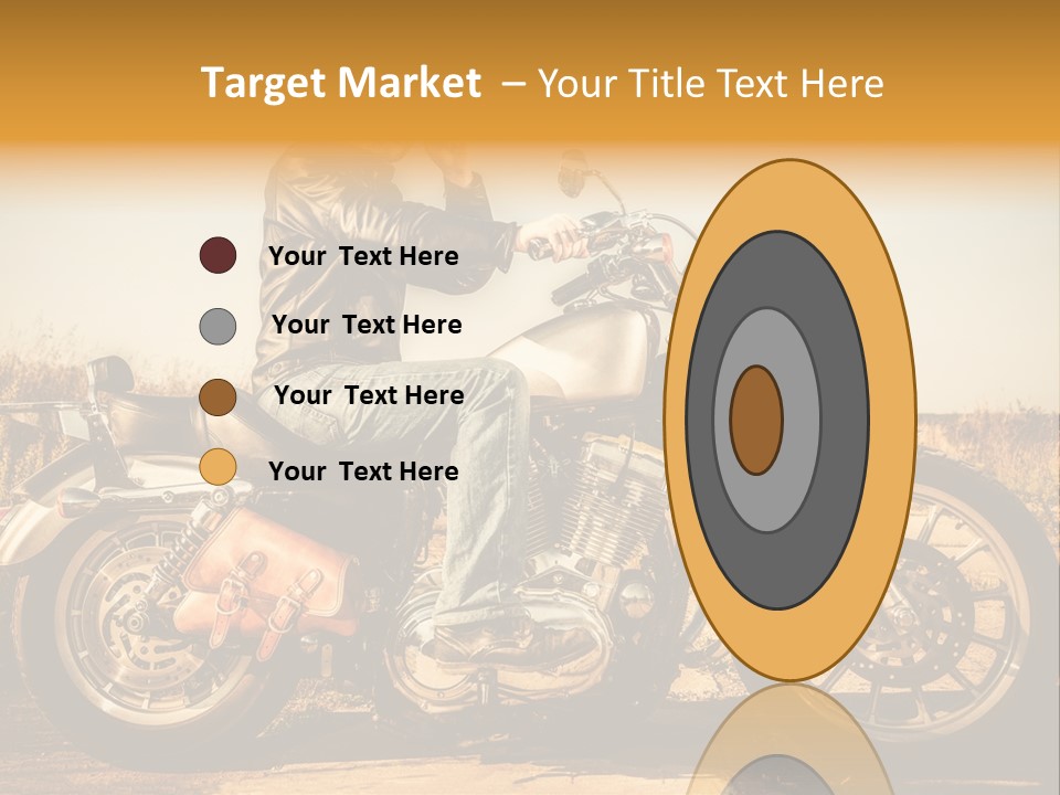 Man Driving Transport PowerPoint Template