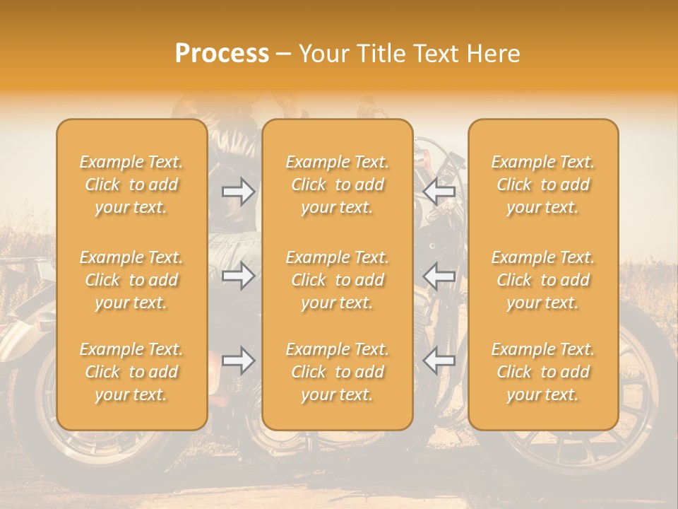 Man Driving Transport PowerPoint Template