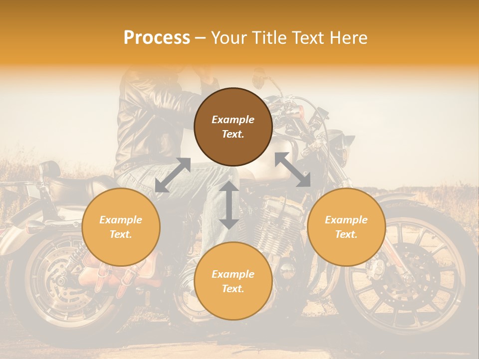 Man Driving Transport PowerPoint Template
