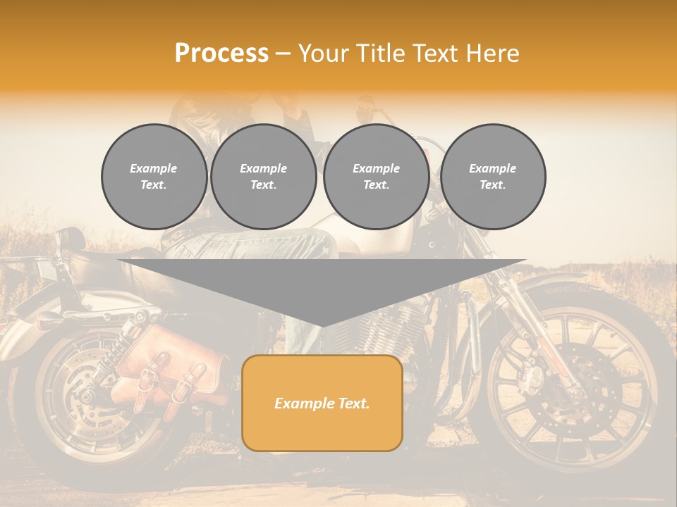 Man Driving Transport PowerPoint Template