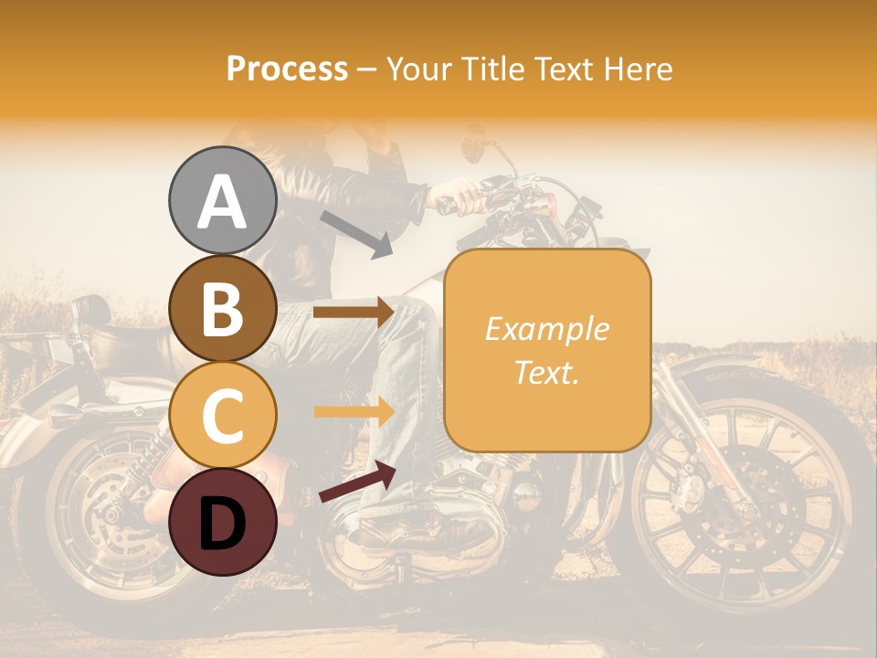 Man Driving Transport PowerPoint Template
