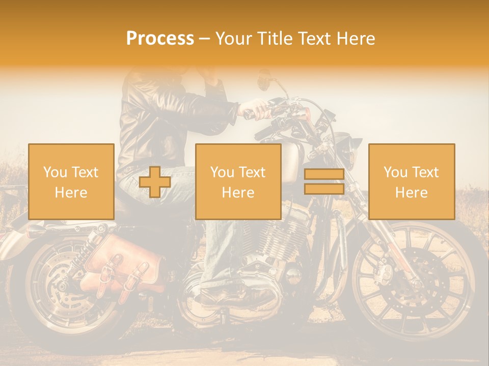 Man Driving Transport PowerPoint Template
