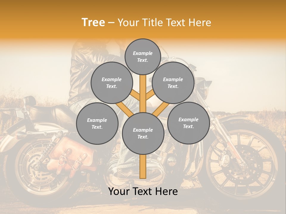 Man Driving Transport PowerPoint Template