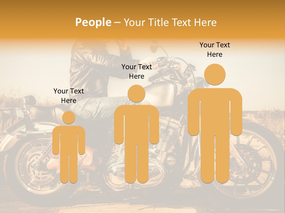 Man Driving Transport PowerPoint Template