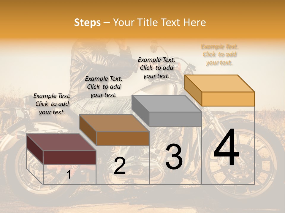 Man Driving Transport PowerPoint Template