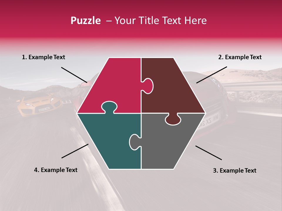 Sport Concept Highway PowerPoint Template