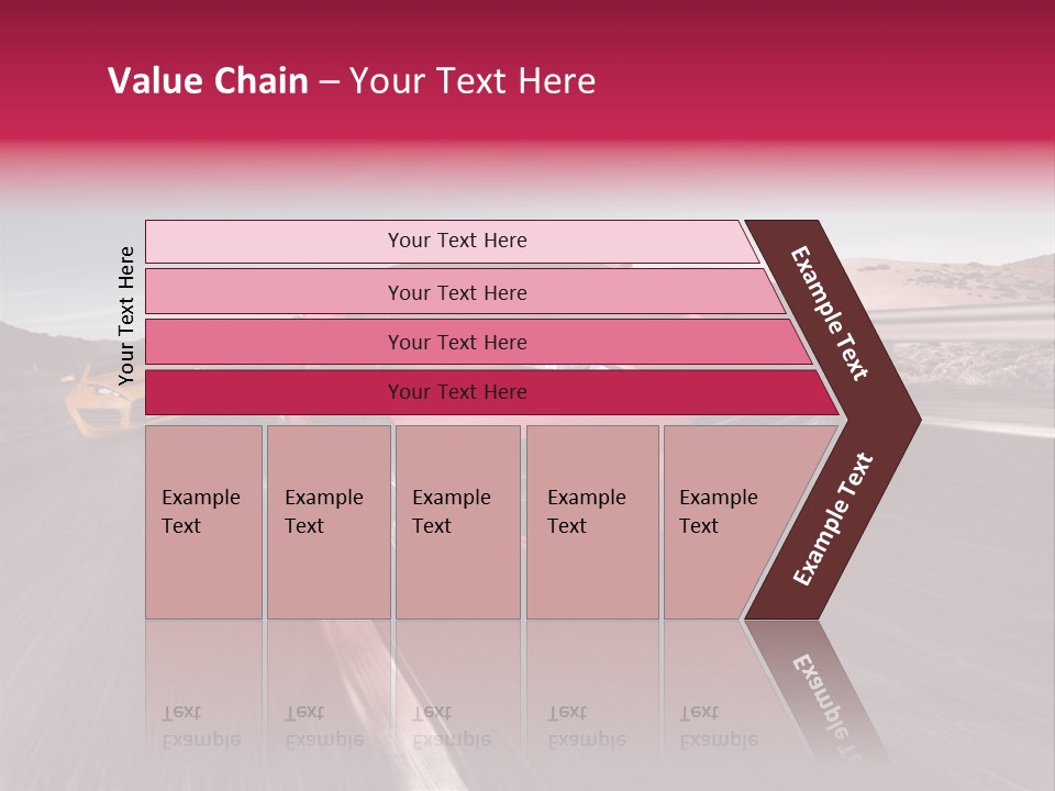 Sport Concept Highway PowerPoint Template