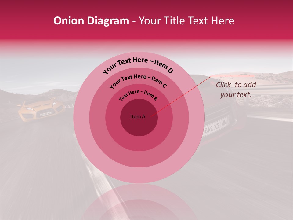 Sport Concept Highway PowerPoint Template