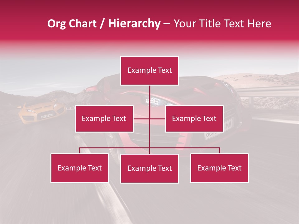 Sport Concept Highway PowerPoint Template