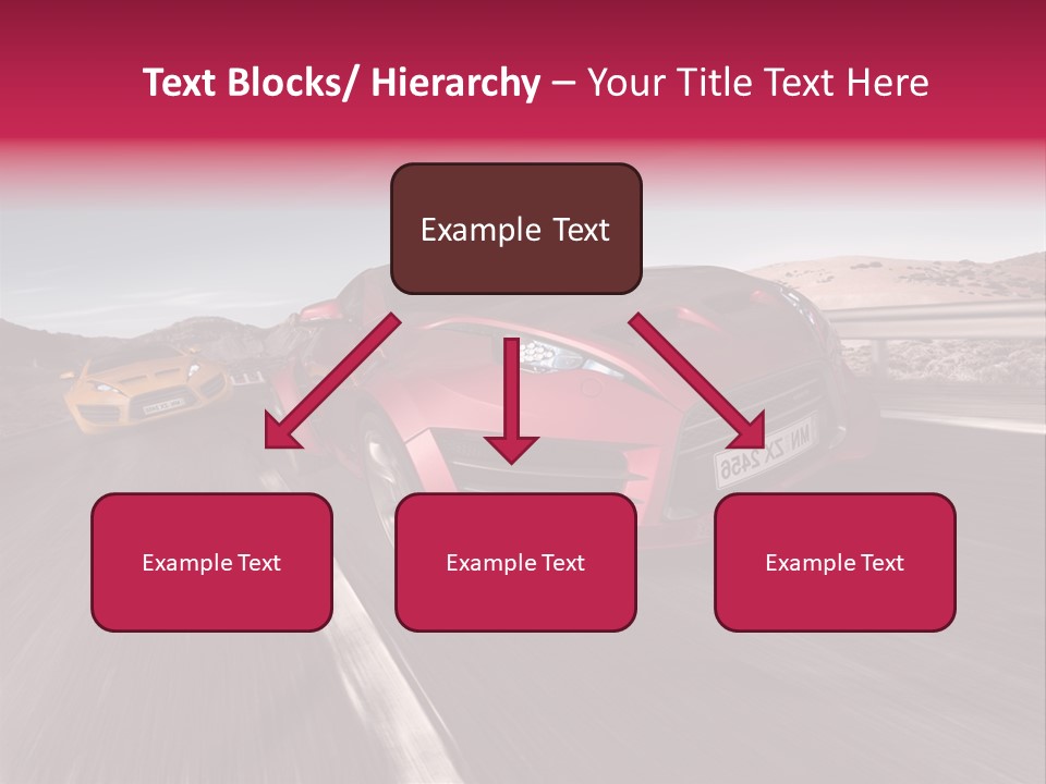 Sport Concept Highway PowerPoint Template