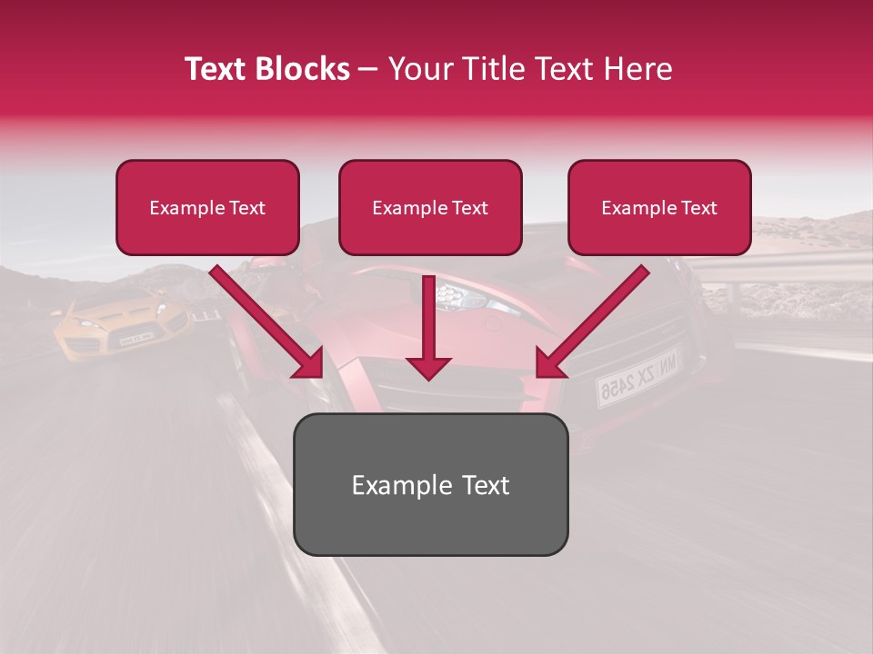 Sport Concept Highway PowerPoint Template