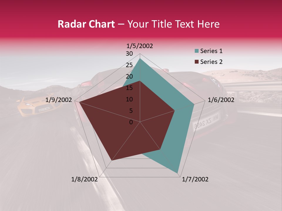 Sport Concept Highway PowerPoint Template