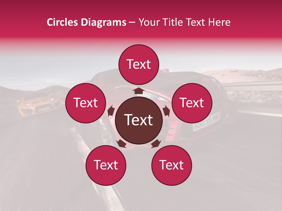 Sport Concept Highway PowerPoint Template