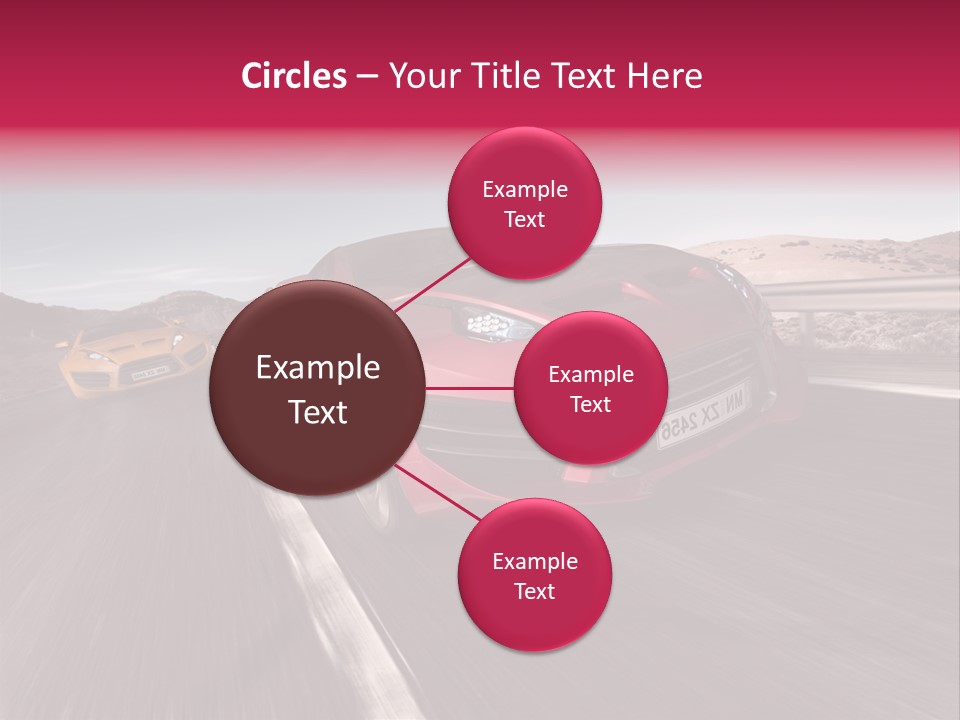 Sport Concept Highway PowerPoint Template