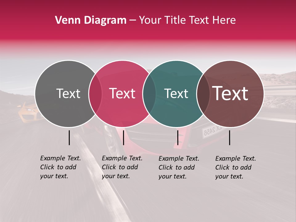 Sport Concept Highway PowerPoint Template