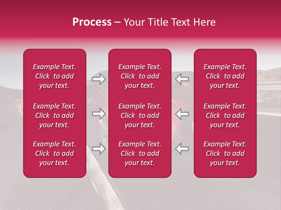 Sport Concept Highway PowerPoint Template