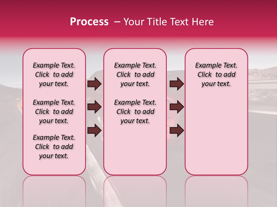 Sport Concept Highway PowerPoint Template