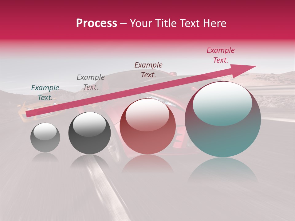 Sport Concept Highway PowerPoint Template