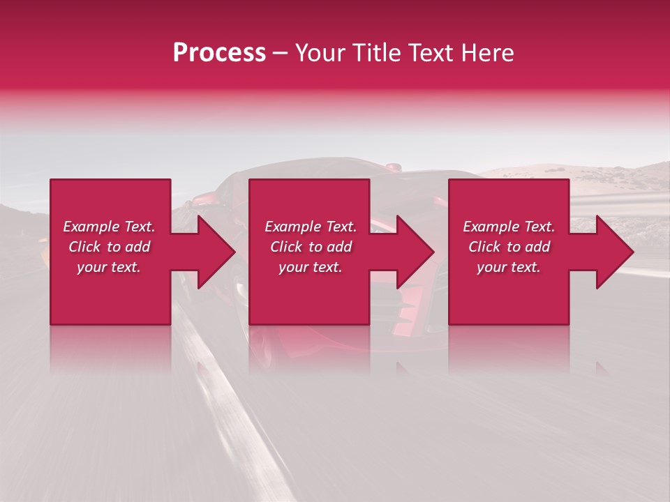 Sport Concept Highway PowerPoint Template