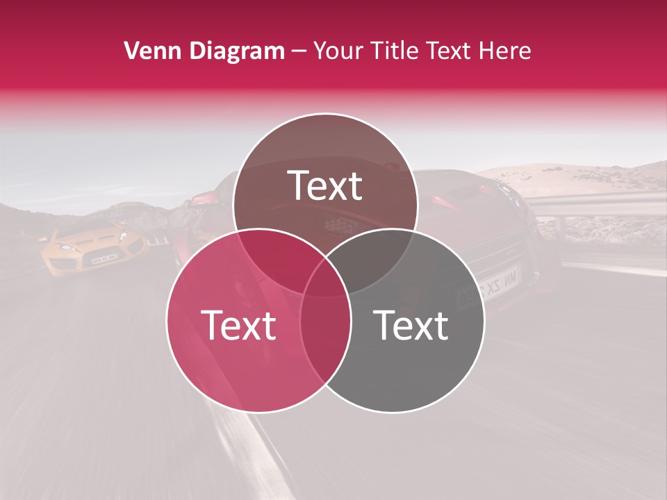 Sport Concept Highway PowerPoint Template