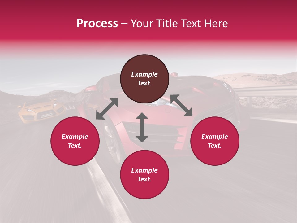 Sport Concept Highway PowerPoint Template