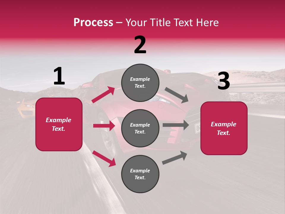 Sport Concept Highway PowerPoint Template