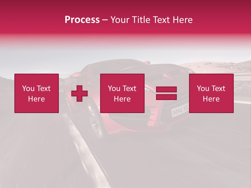 Sport Concept Highway PowerPoint Template