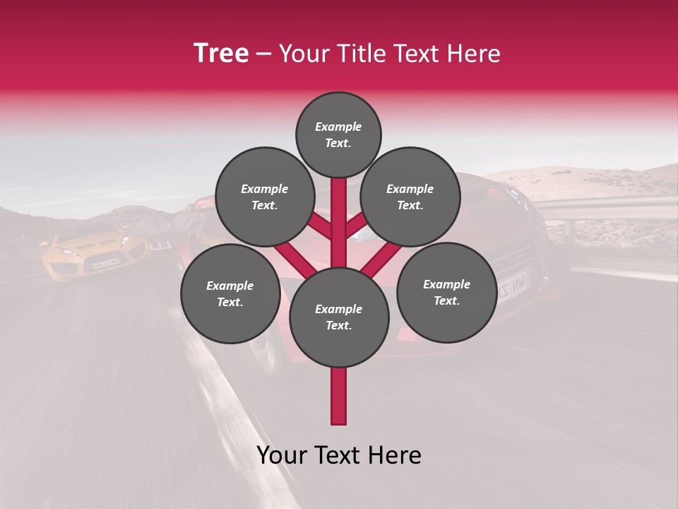 Sport Concept Highway PowerPoint Template