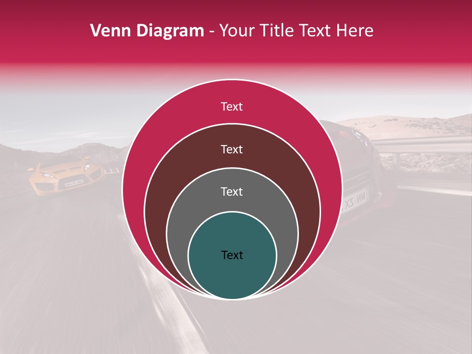 Sport Concept Highway PowerPoint Template