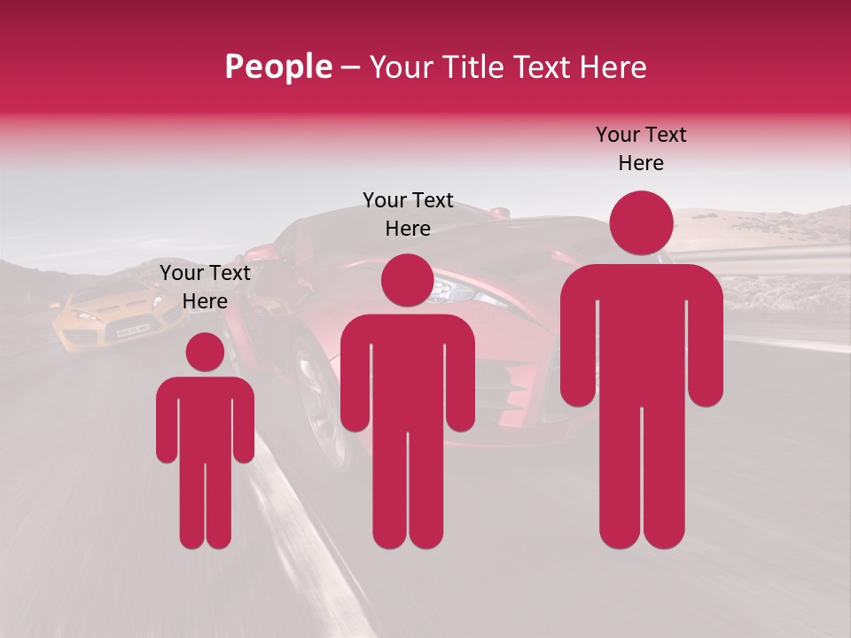 Sport Concept Highway PowerPoint Template