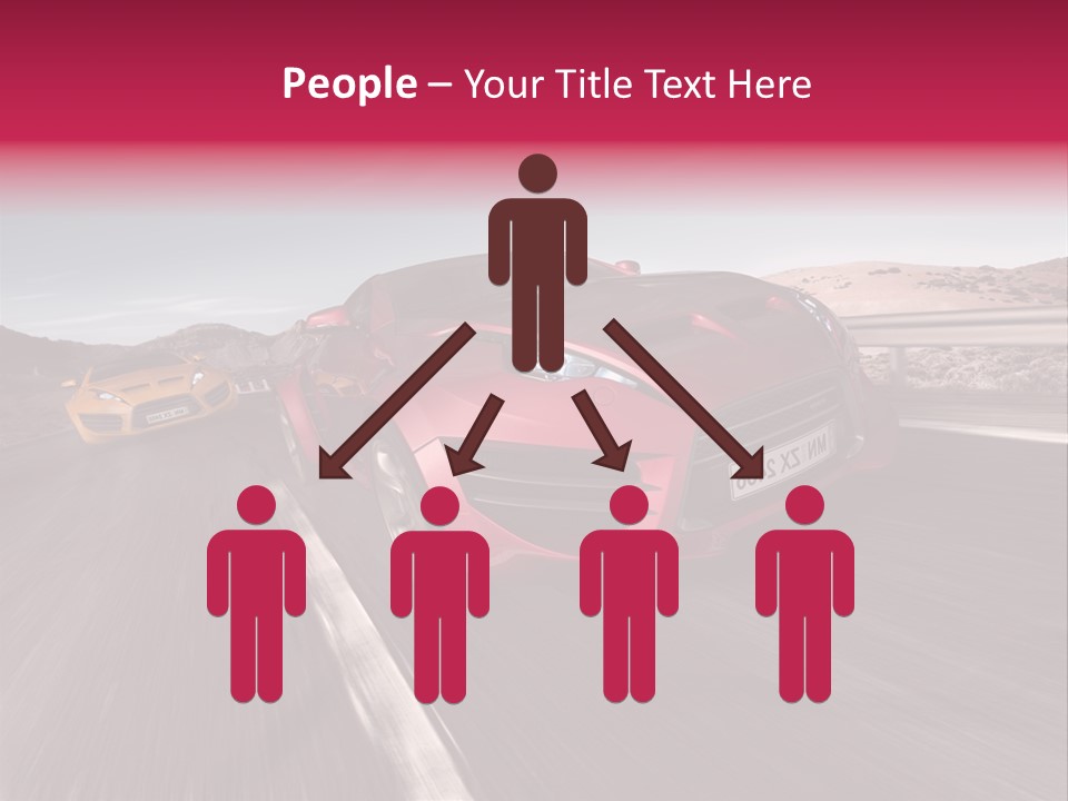 Sport Concept Highway PowerPoint Template