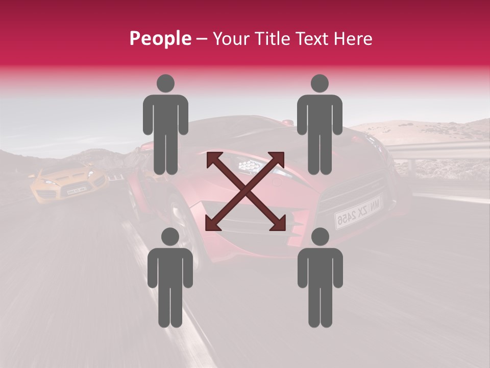 Sport Concept Highway PowerPoint Template