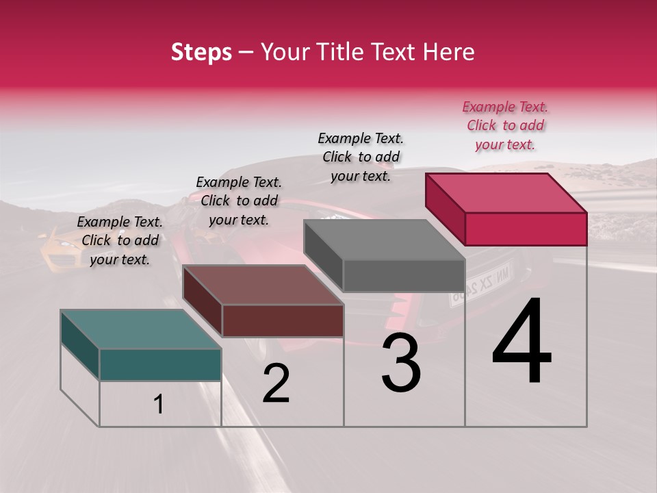 Sport Concept Highway PowerPoint Template
