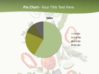 Down Salad Vegetable PowerPoint Template