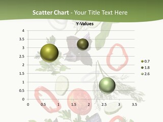 Down Salad Vegetable PowerPoint Template