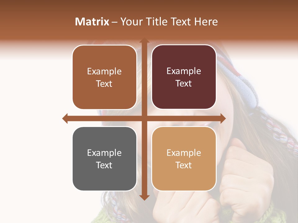 Autumn Warm Cap PowerPoint Template