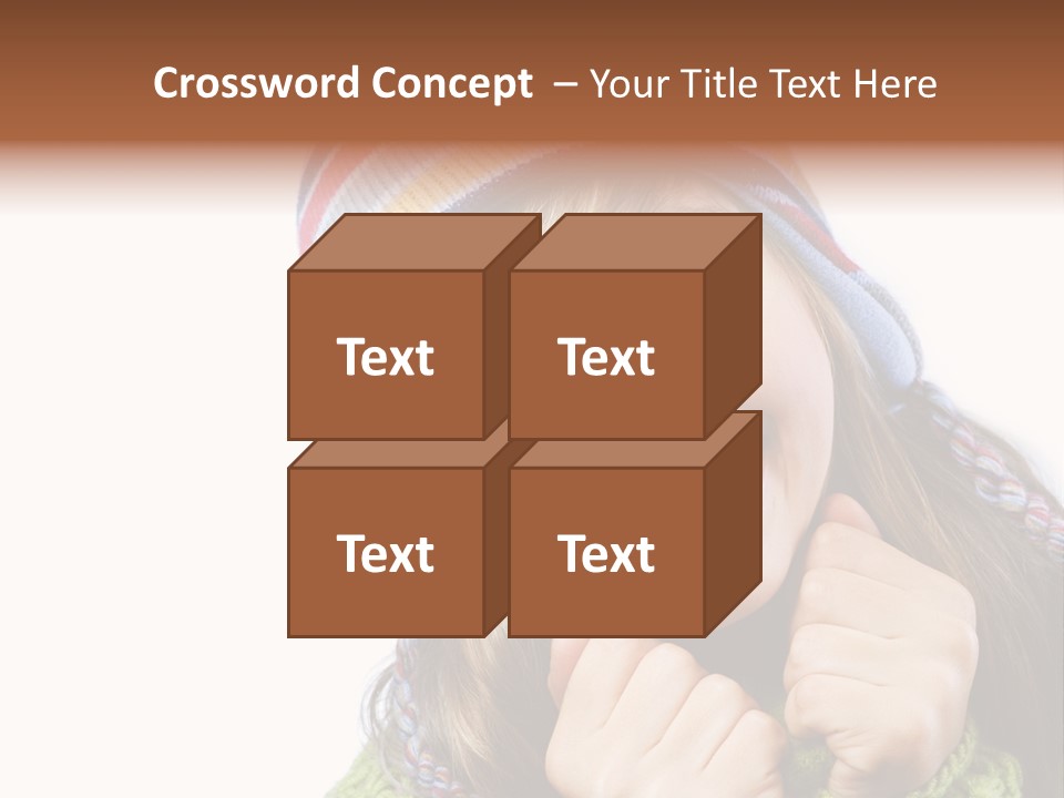 Autumn Warm Cap PowerPoint Template