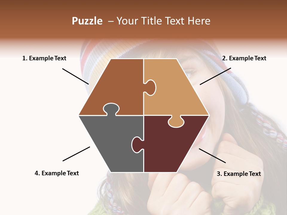 Autumn Warm Cap PowerPoint Template