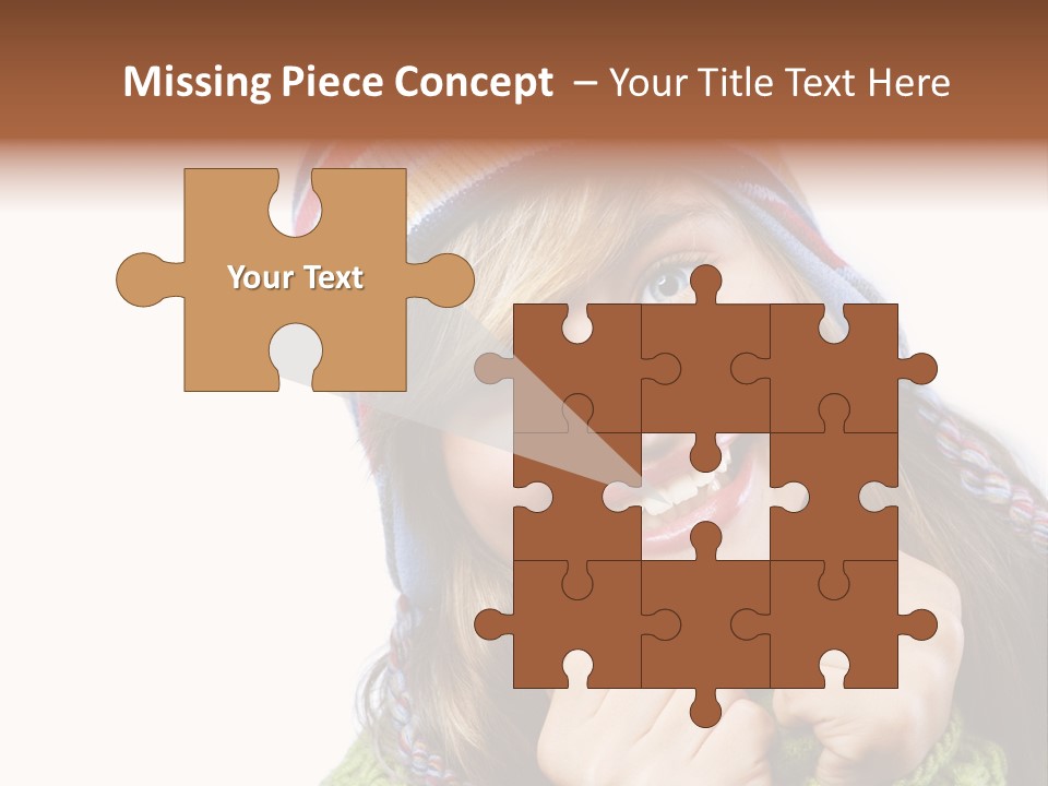 Autumn Warm Cap PowerPoint Template