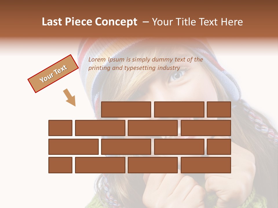 Autumn Warm Cap PowerPoint Template