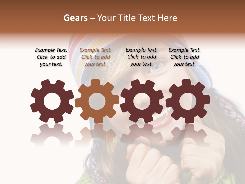 Autumn Warm Cap PowerPoint Template